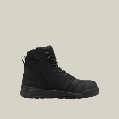Hard Yakka Evolution Lace Up & Side Zip 6 Inch Steel Toe Safety Boot (Y60138)