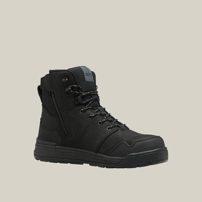 Hard Yakka Evolution Lace Up & Side Zip 6 Inch Steel Toe Safety Boot (Y60138)