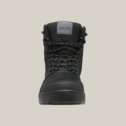 Hard Yakka Evolution Lace Up & Side Zip 6 Inch Steel Toe Safety Boot (Y60138)