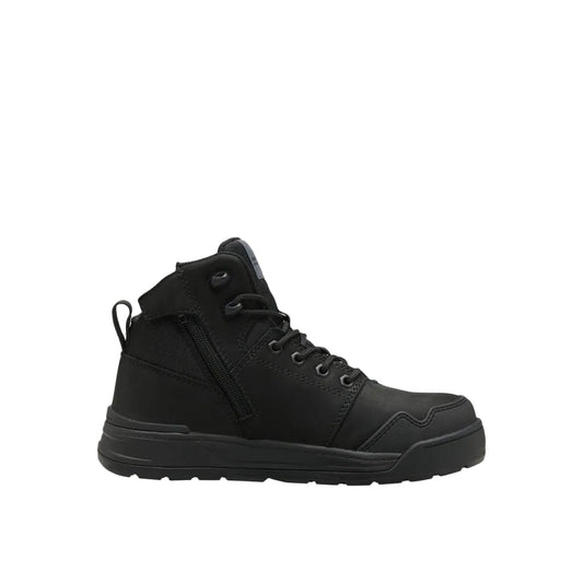 Hard Yakka Women's Evolution Lace Up & Side Zip 5 Inch Steel Toe Safety Boot (Y60148)