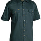 Bisley Original Cotton Drill Shirt  Short Sleeve (BS1433)