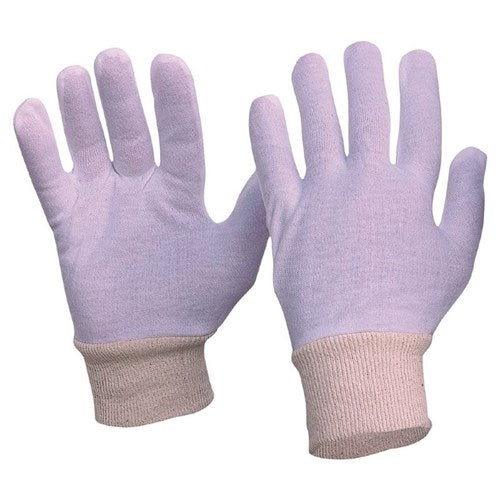 Pro Choice Interlock Poly/Cotton Liner, Knitted Wrist Pair of 12 (342CLKWL)