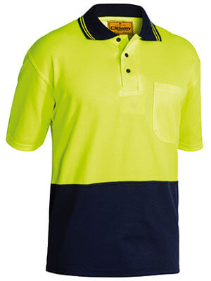 Bisley Hi Vis Polo Shirt  Short Sleeve (BK1234)