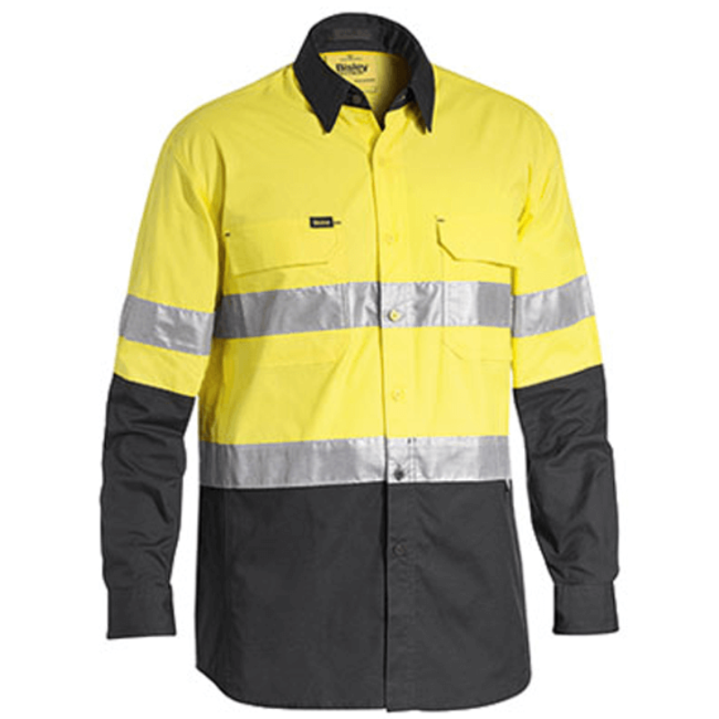 Bisley X Airflow Taped Hi Vis Ripstop Shirt-(BS6415T)