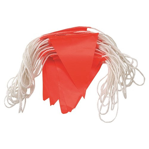 Pro Choice Orange Pvc Flag Bunting - Day Use, Orange Flags Each of 1 (BUN30)