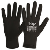 Pro Choice Stinga Frost Black Pvc Foam On Nylon Winter LinerPair of 12 (NPFF)