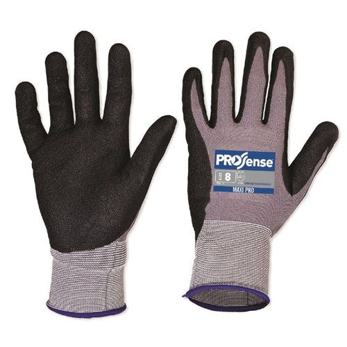 Pro Choice Maxipro Pu/Nitrile Dip On Nylon/Lycra Liner Pair of 12 (NPN)