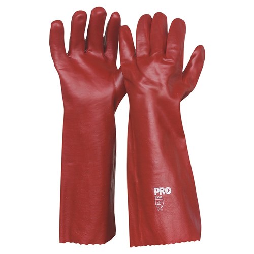 Pro Choice Red Pvc Single Dip - Length 45Cm Pair of 12 (PVC45)