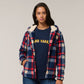 Hard Yakka Womens Check Zoodie (Y08522)